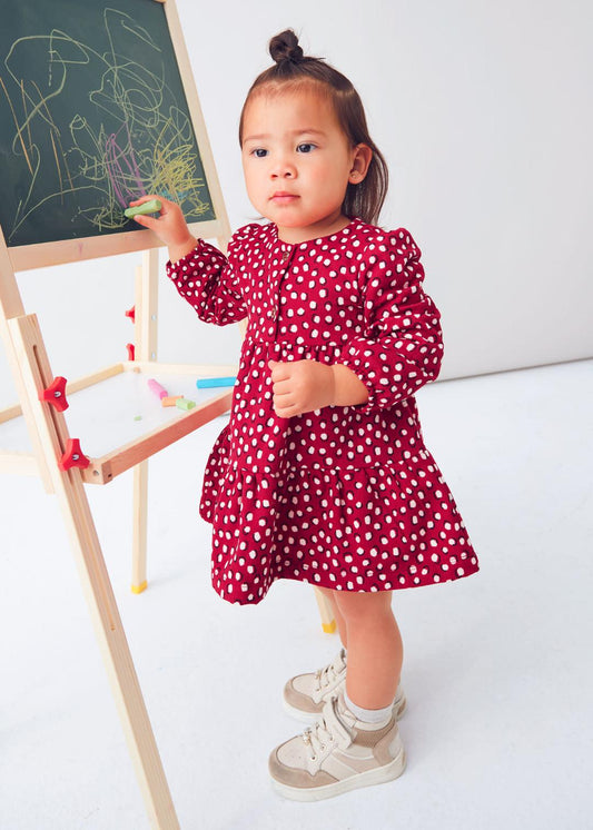 Mayoral Rojo | Printed Dress
