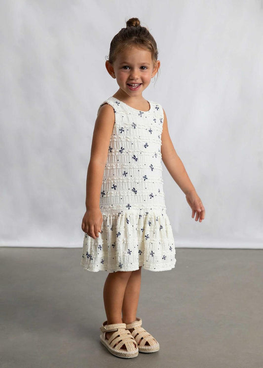 Mayoral Natural | Knitted Print Dress