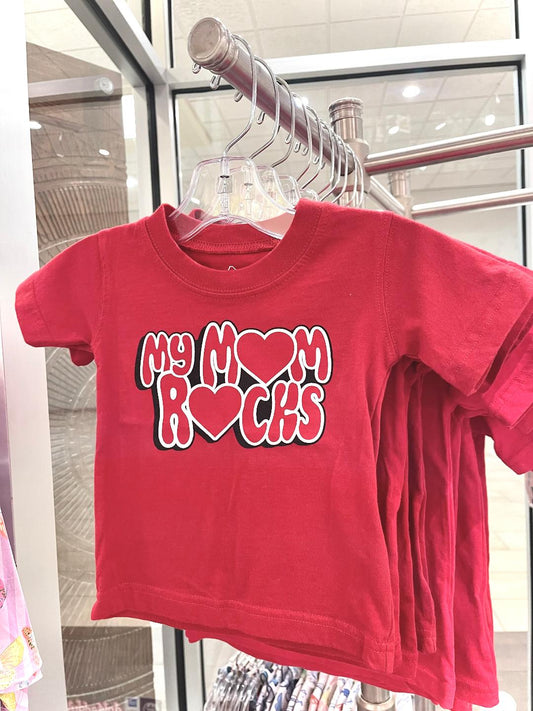 Wes & Willy Cherry | My Mom Rocks Short Sleeve Tee