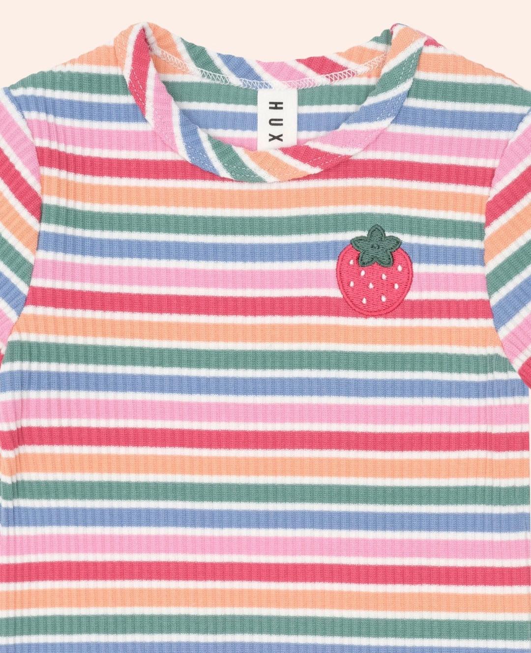 Huxbaby Tutti Frutti | Stripe Rib Tee