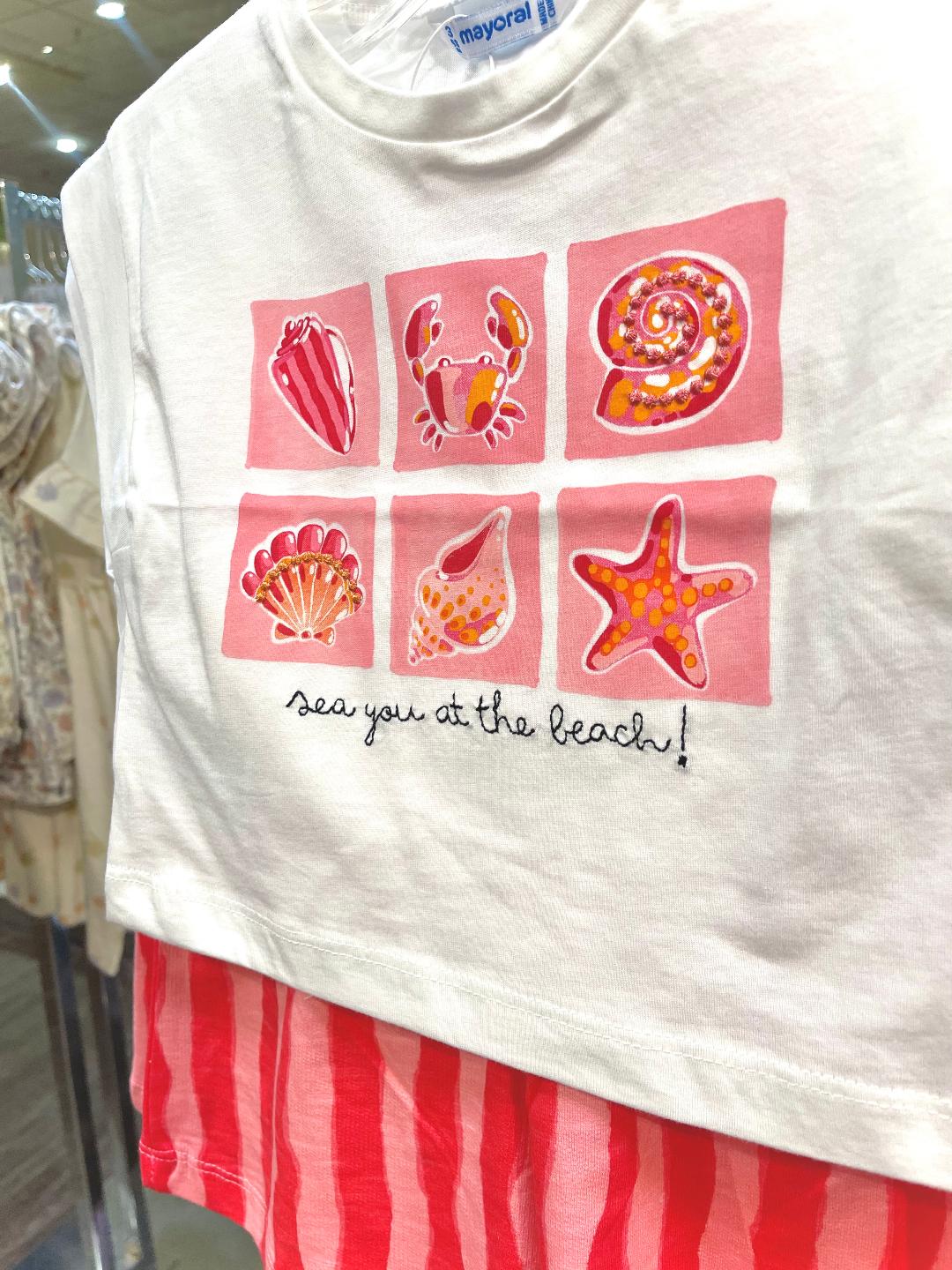 Mayoral Poppy | Printed Shorts & T-Shirt Set