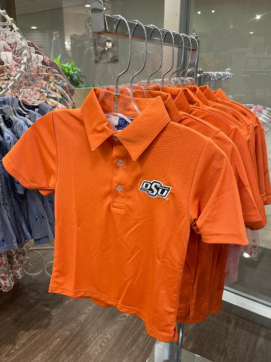 Vive La Fete OSU Embroidered | Embroidered Short Sleeve Solid Polo