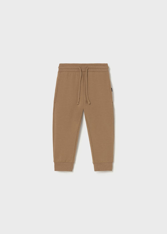 Mayoral Caramelo | Basic Cuffed Fleece Trousers