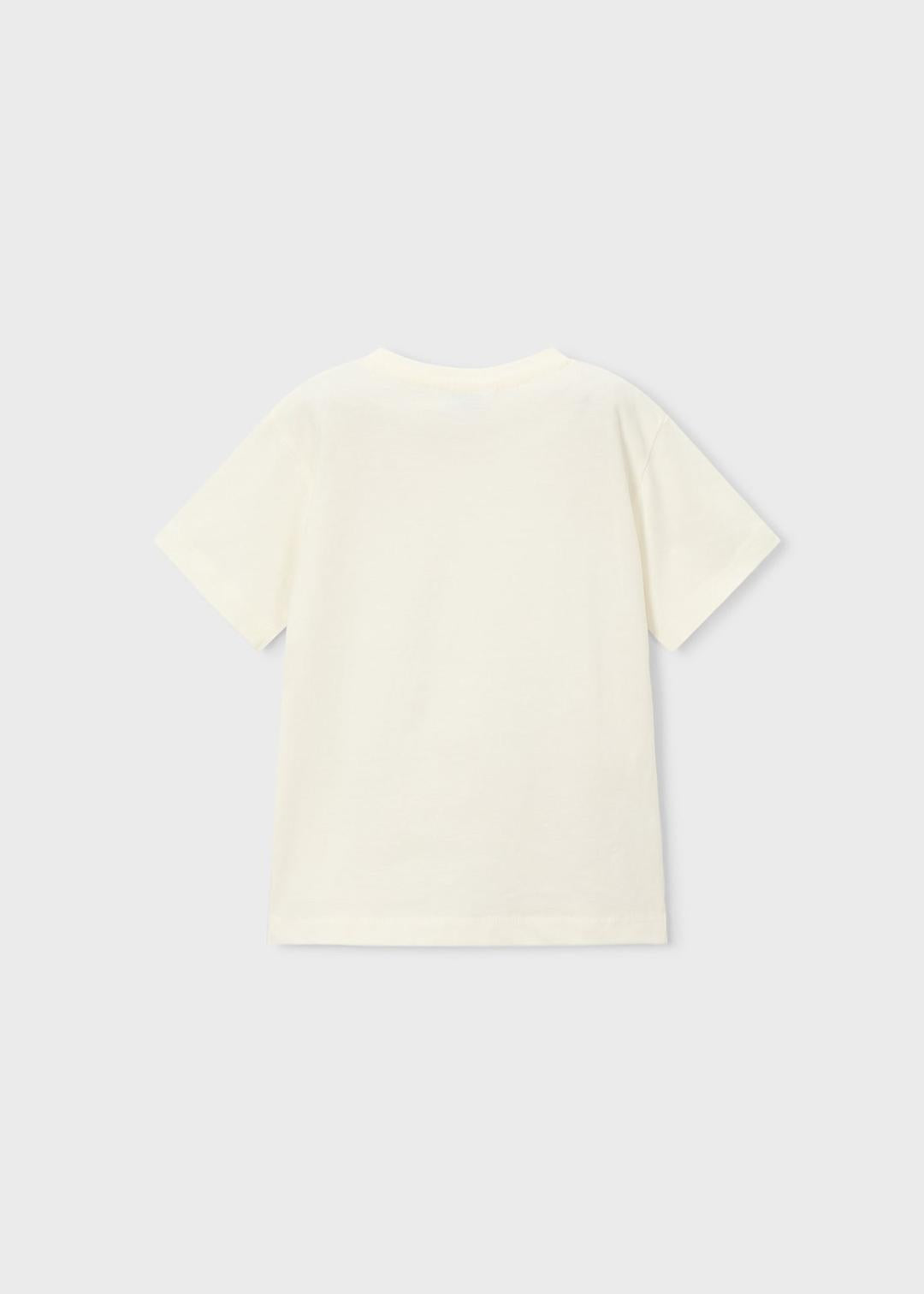 Mayoral Cream | Interactive Graphic Short Sleeve T-Shirt