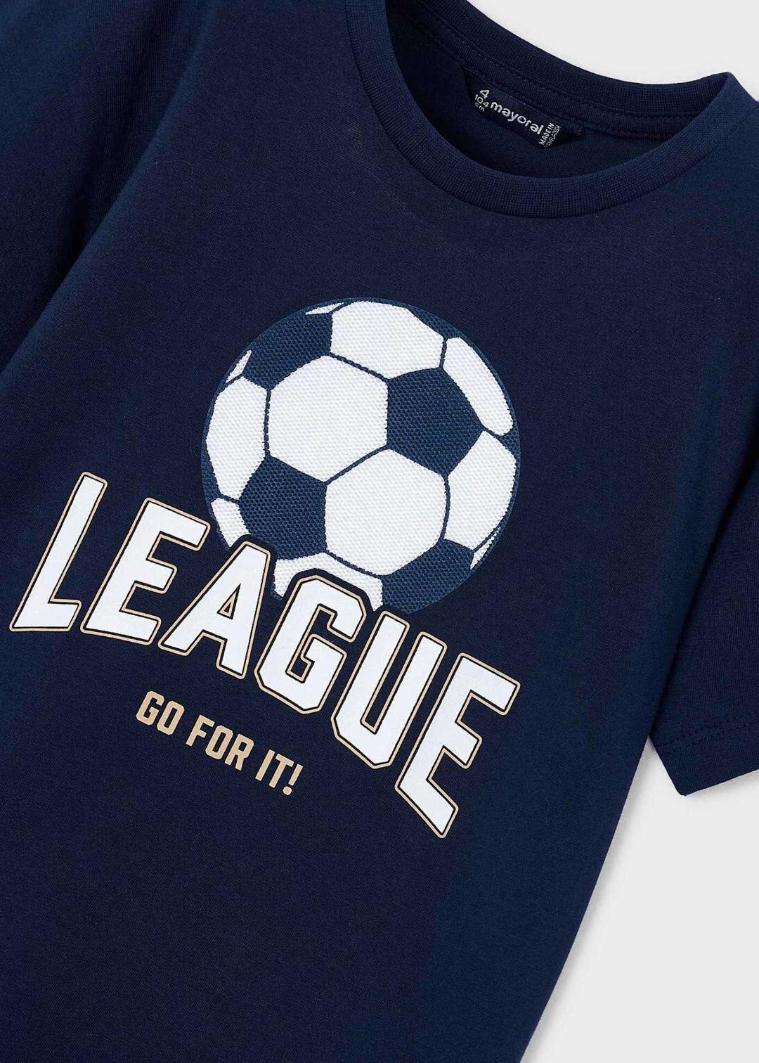 Mayoral Navy League | Boy Soccer Graphic T-Shirt