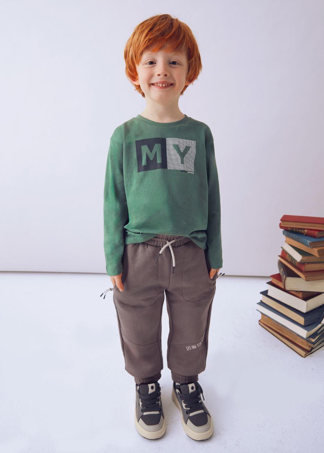 Mayoral Gris | Knit Pants