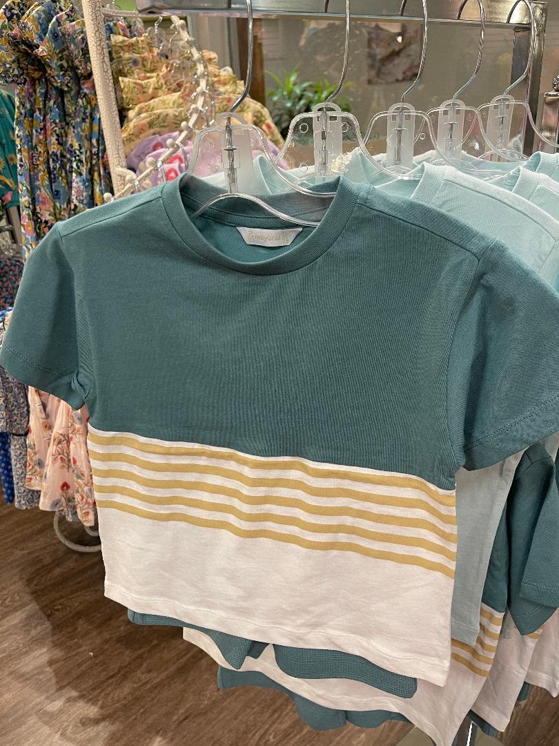 Mayoral Algae | Short & T-Shirts Knit Set