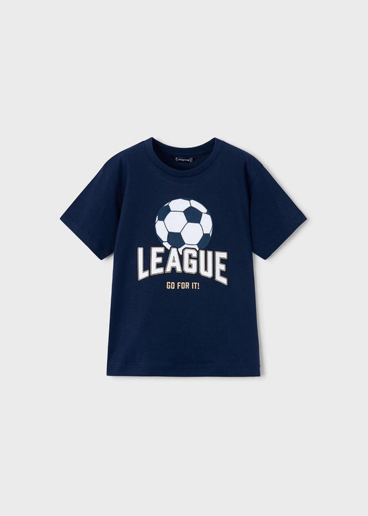 Mayoral Navy League | Boy Soccer Graphic T-Shirt