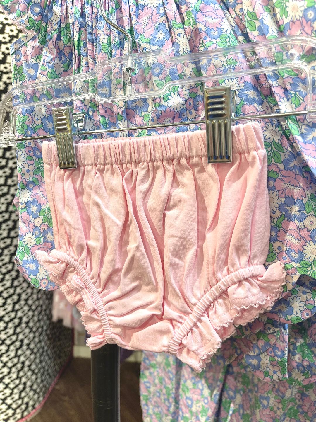 Whimsy Bay Brilliant Blooms | Pearl Smocked Bishop Bloomer Set