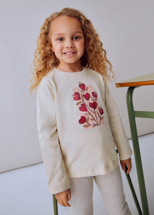 Mayoral Almendra | Long Sleeve Graphic T-Shirt