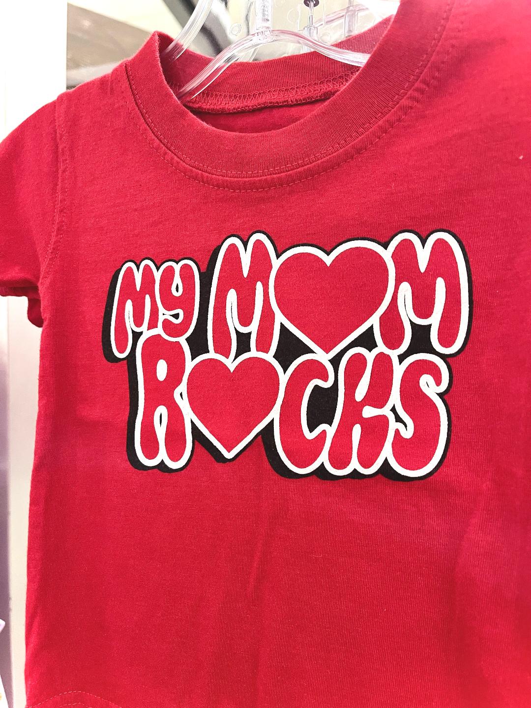 Wes & Willy Cherry | My Mom Rocks Short Sleeve Tee