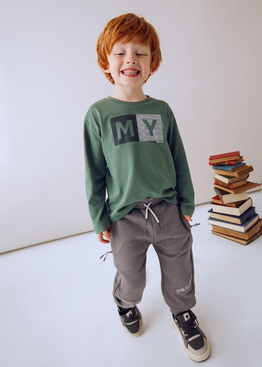 Mayoral Gris | Knit Pants