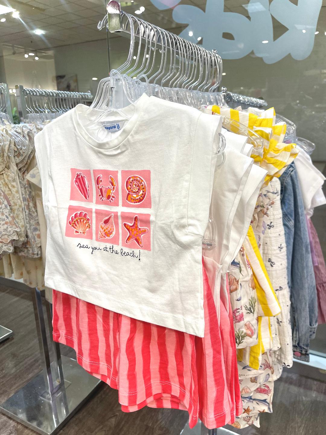 Mayoral Poppy | Printed Shorts & T-Shirt Set