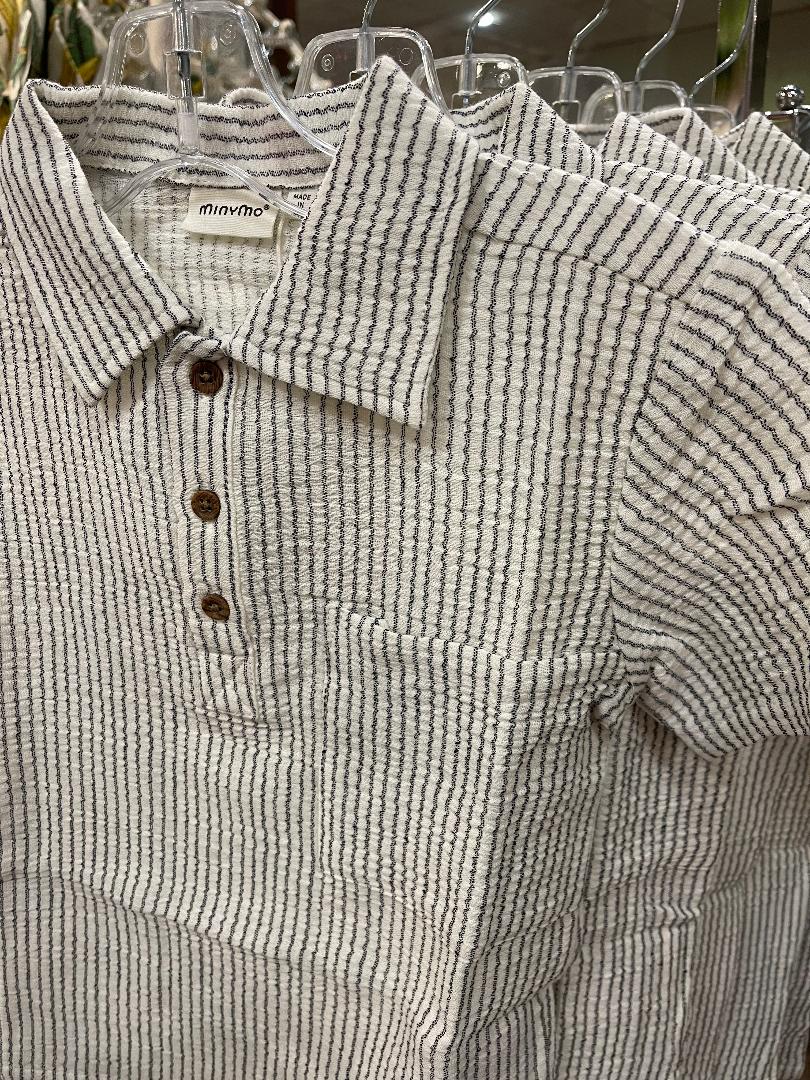 Minymo Odyssey Gray | Woven Shirt