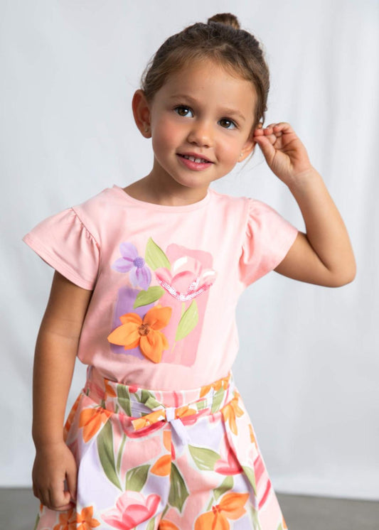 Mayoral Blossom | Short Sleeve T-Shirt