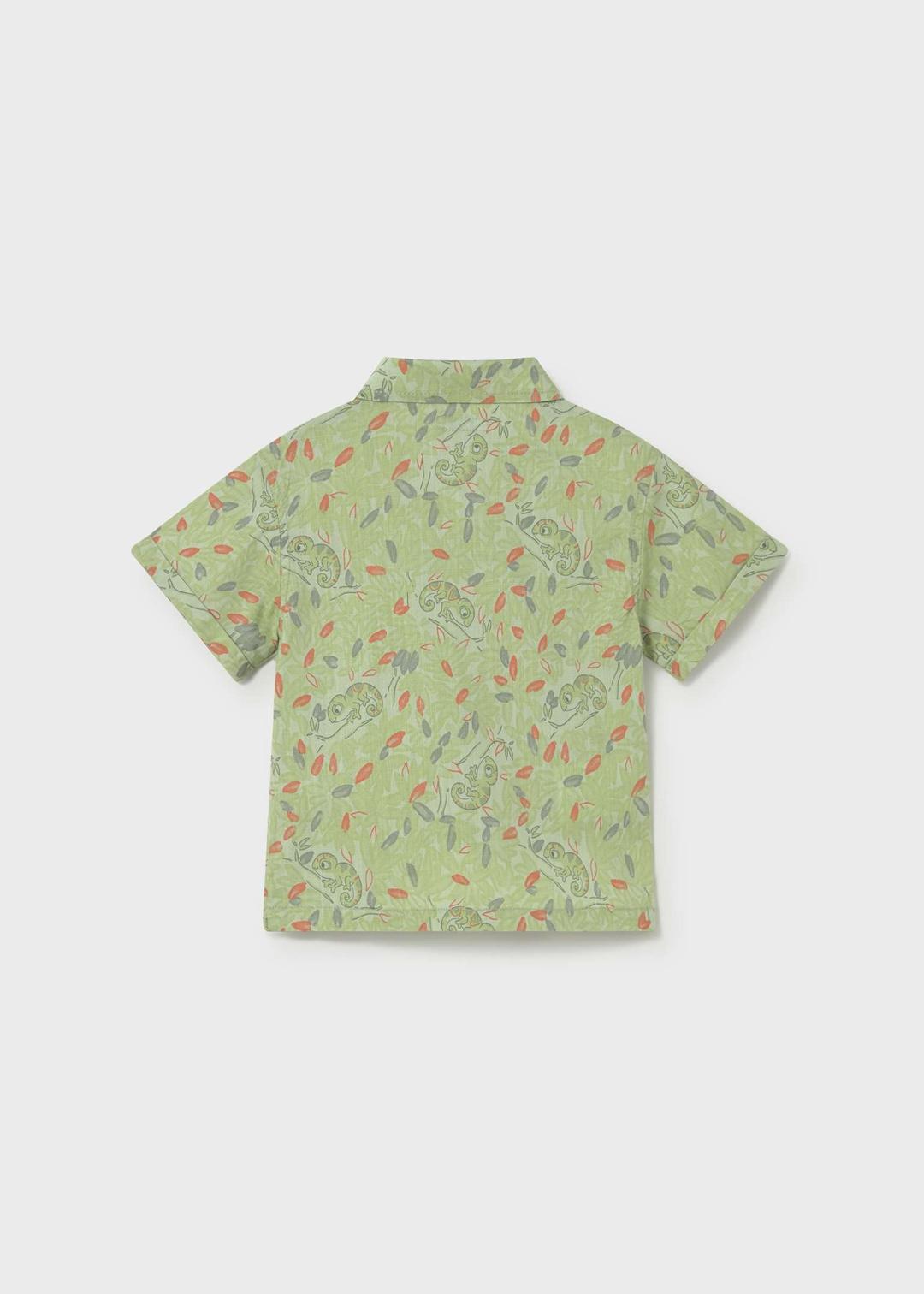 Mayoral Matcha | Printed Short Sleeve Shirt