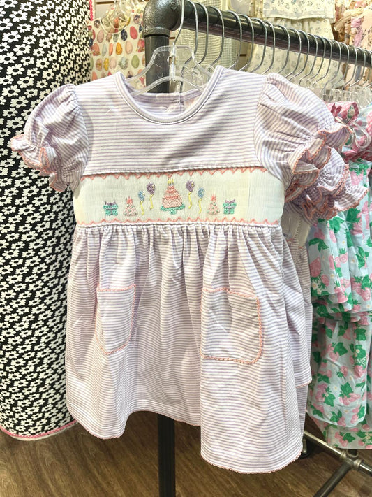 Whimsy Bay Birthday Bash | Smocked Pocket Dress