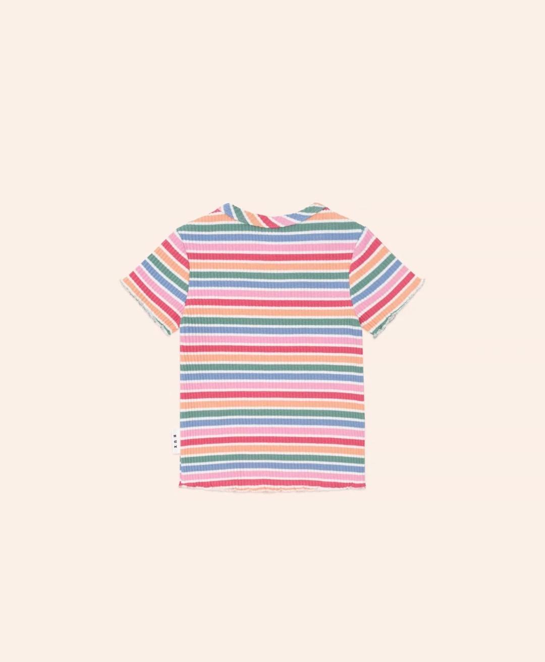 Huxbaby Tutti Frutti | Stripe Rib Tee