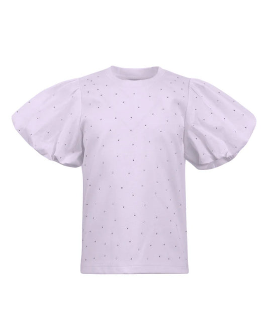 Lola + The Boys Lavender | Sparkle Princess Ruffle T-Shirt