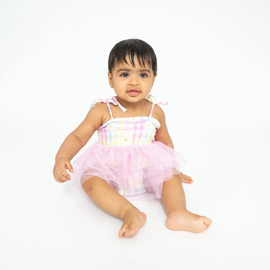 Angel Dear Gingham Daisy | Tutu Bubble