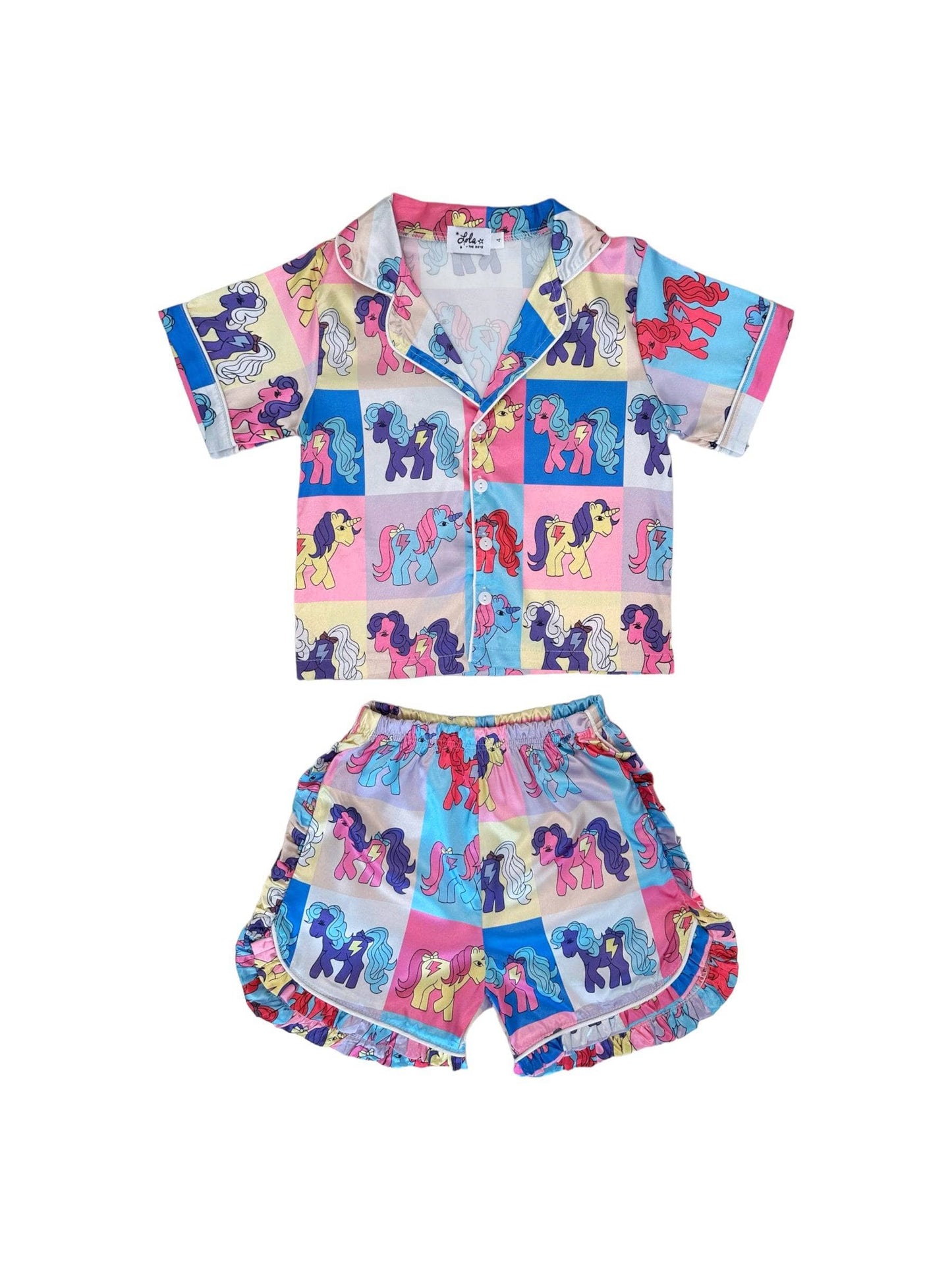 Lola + The Boys Unicorn Checkers | Silky Set