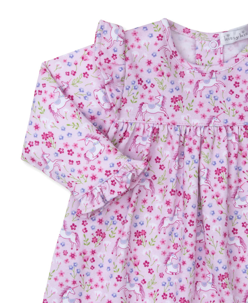 Kissy Kissy Pink Unique Unicorns | Toddler Dress Set