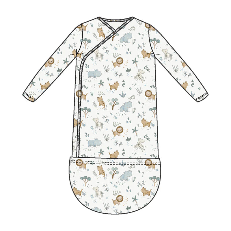 Angel Dear Delicate Safari | Bundle Gown & Hat Set