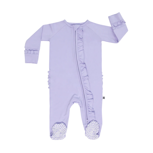Sweet Bamboo Violets Are Violet | Ruffle Footie
