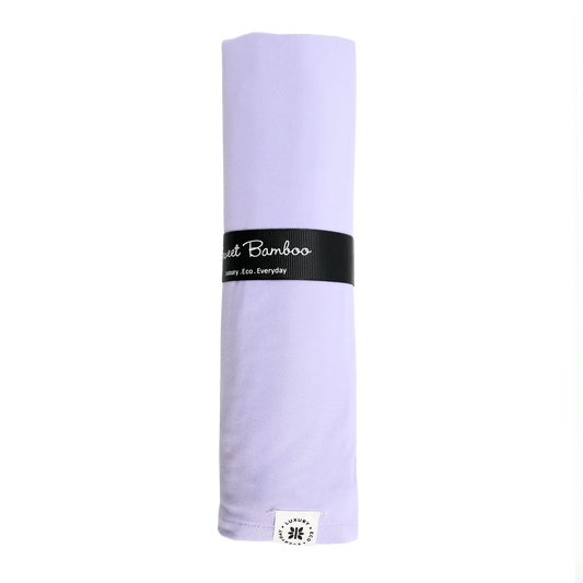 Sweet Bamboo Violets Are Violet | Swaddle Blanket
