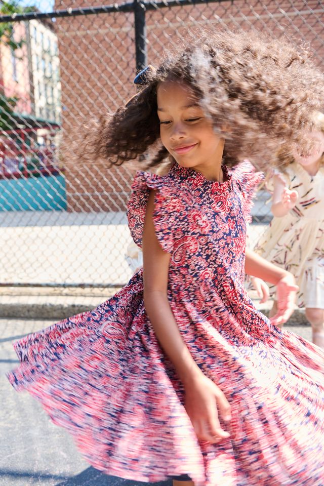 Pink Chicken Paisley Vines | Jennifer Dress