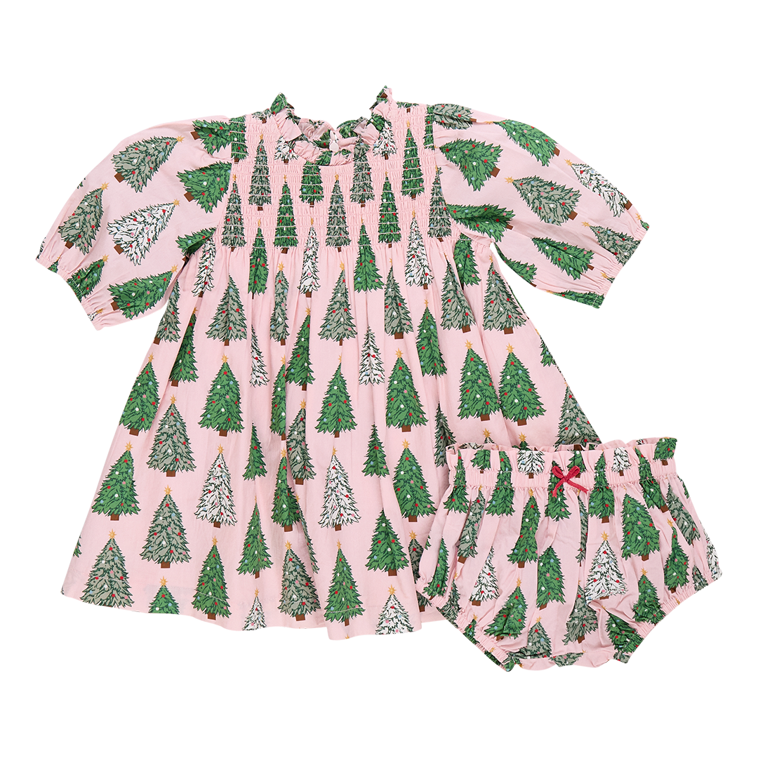 Pink Chicken Pink Trees | Stevie Puff Sleeve Dress Set