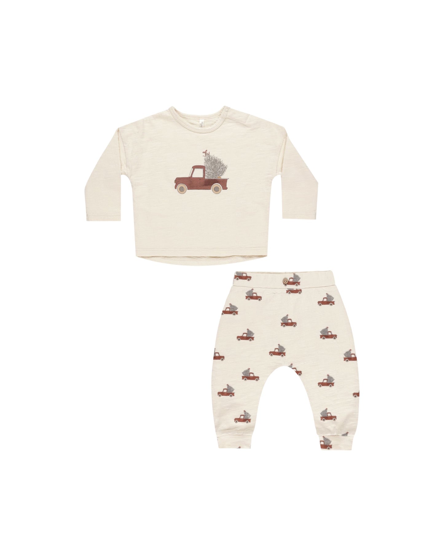 Rylee + Cru Natural Trucks | Long Sleeve Tee + Pant Set