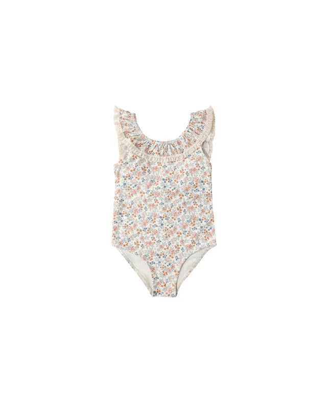 Rylee + Cru Ivory Flower Field | Margaret One-Piece Swimsuit